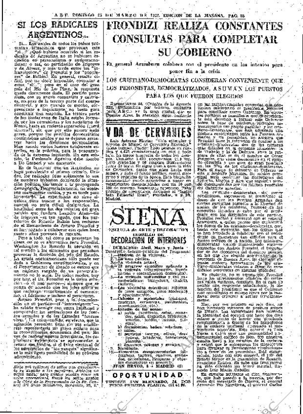 ABC MADRID 25-03-1962 página 85