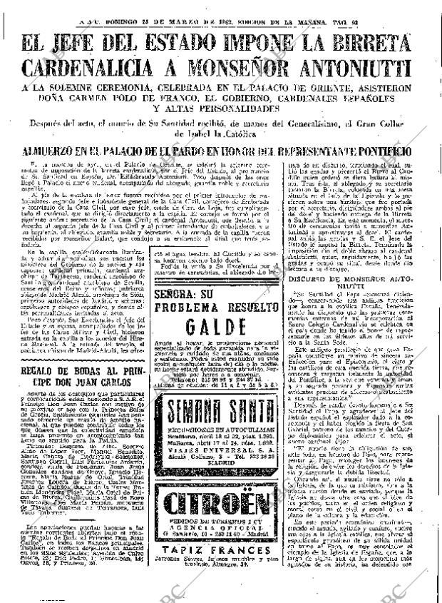 ABC MADRID 25-03-1962 página 93