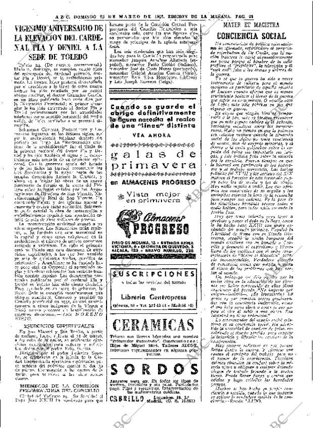ABC MADRID 25-03-1962 página 95