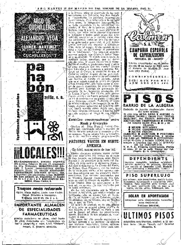 ABC MADRID 27-03-1962 página 36