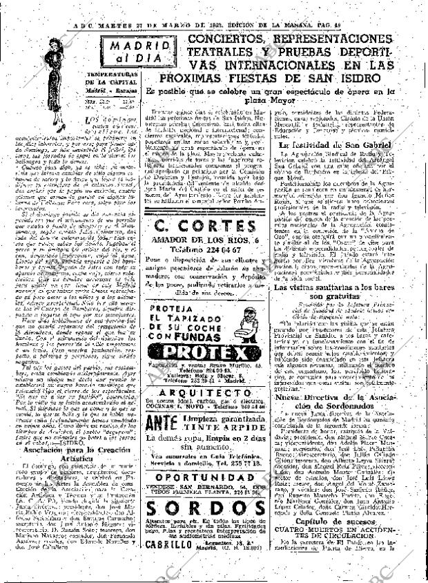 ABC MADRID 27-03-1962 página 49