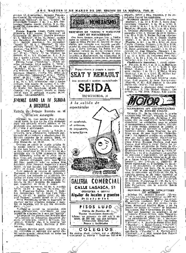 ABC MADRID 27-03-1962 página 58