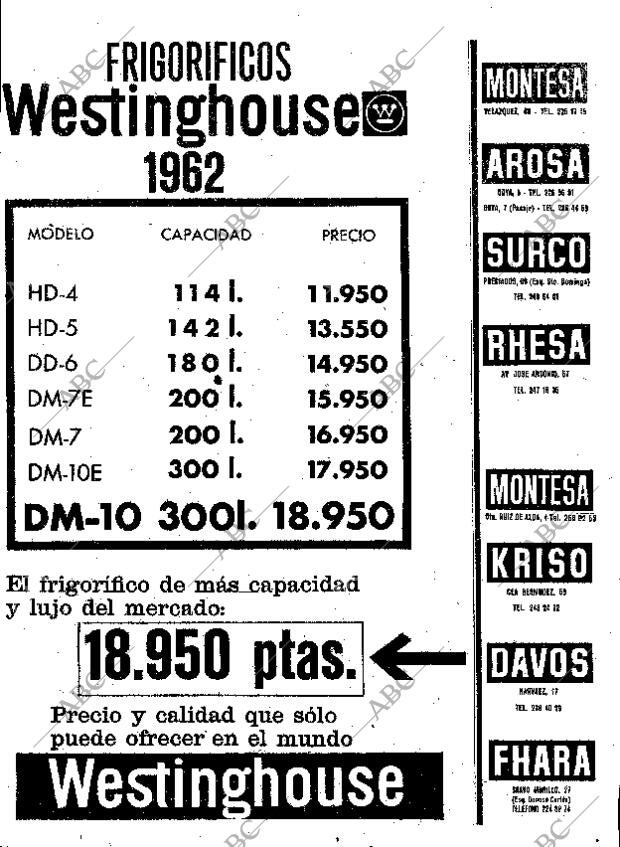 ABC MADRID 28-03-1962 página 11