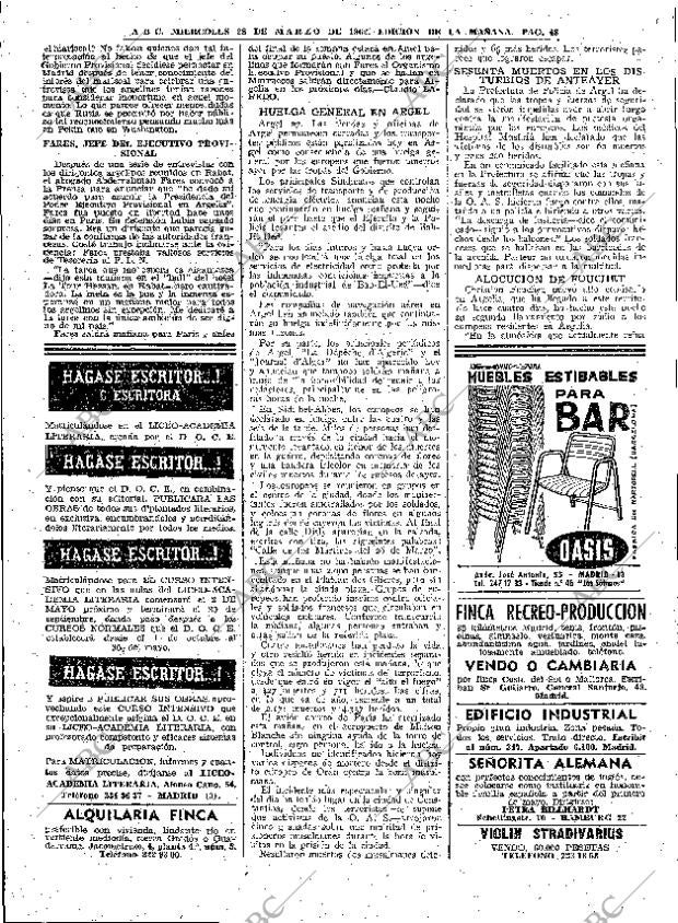 ABC MADRID 28-03-1962 página 48