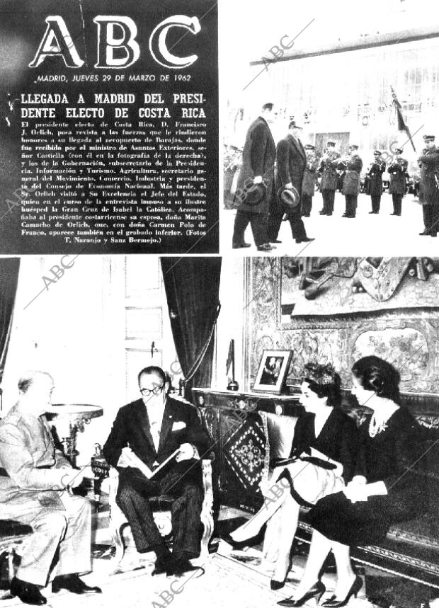 ABC MADRID 29-03-1962 página 1