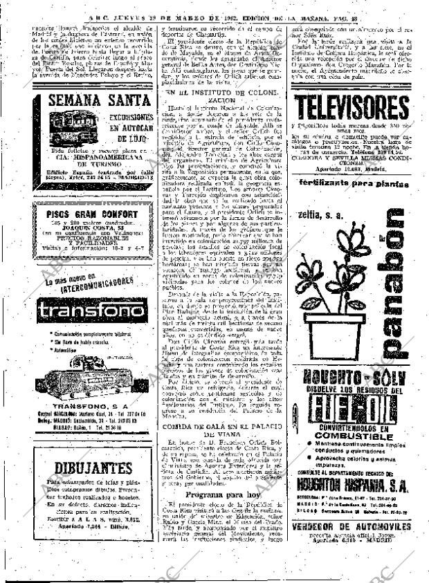 ABC MADRID 29-03-1962 página 48