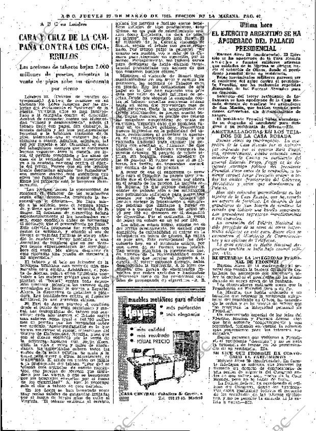 ABC MADRID 29-03-1962 página 62