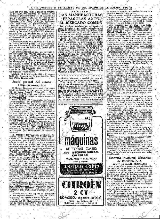 ABC MADRID 29-03-1962 página 81