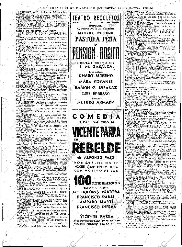 ABC MADRID 29-03-1962 página 84