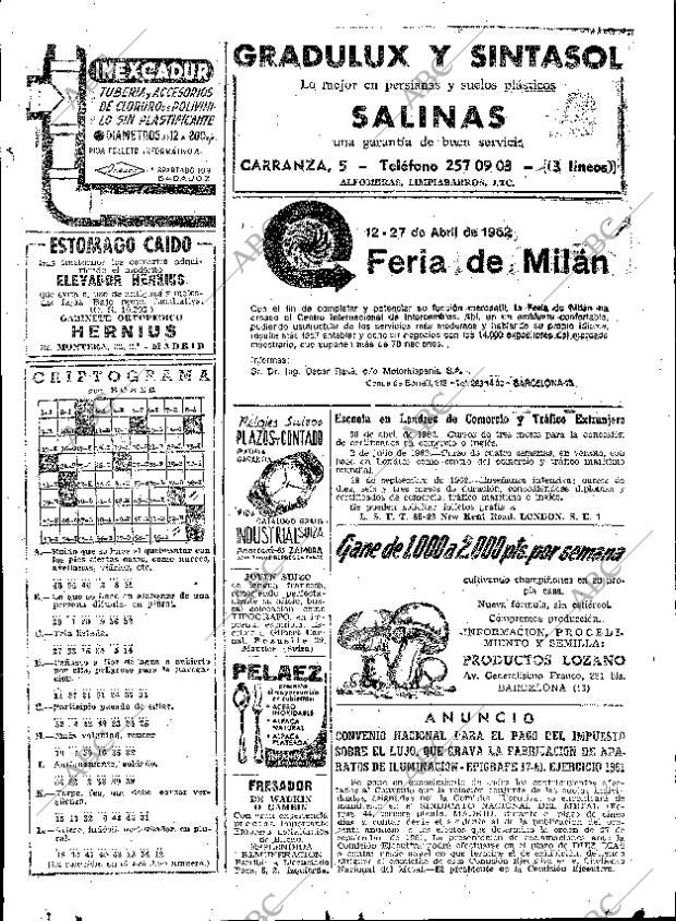 ABC MADRID 29-03-1962 página 95