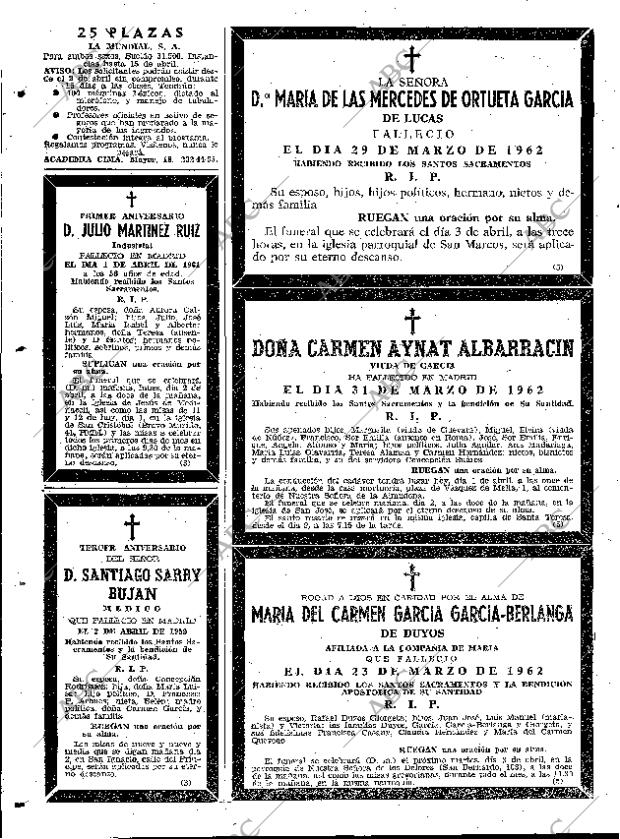ABC MADRID 01-04-1962 página 124
