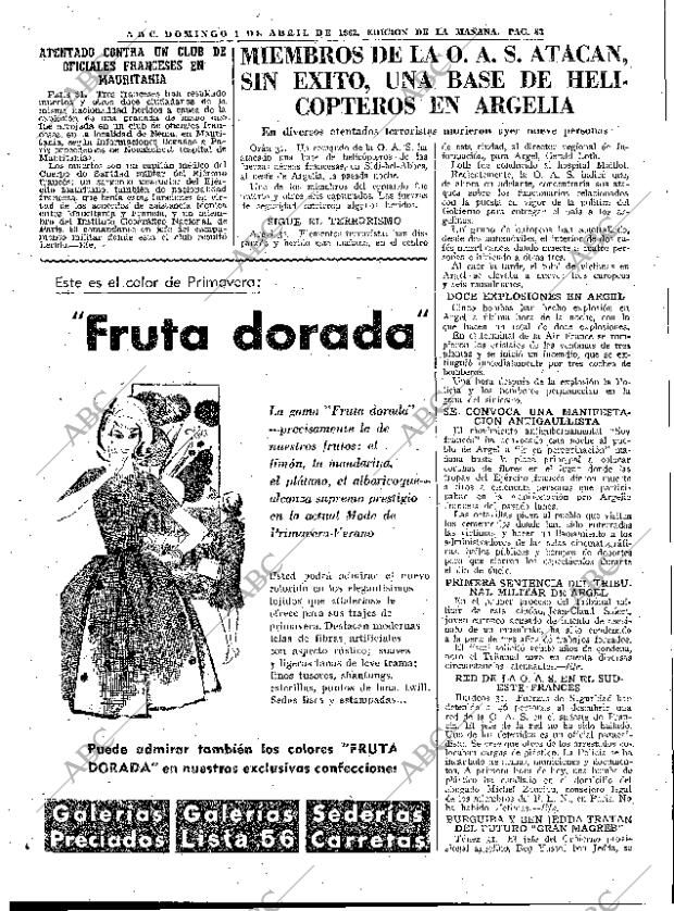 ABC MADRID 01-04-1962 página 83