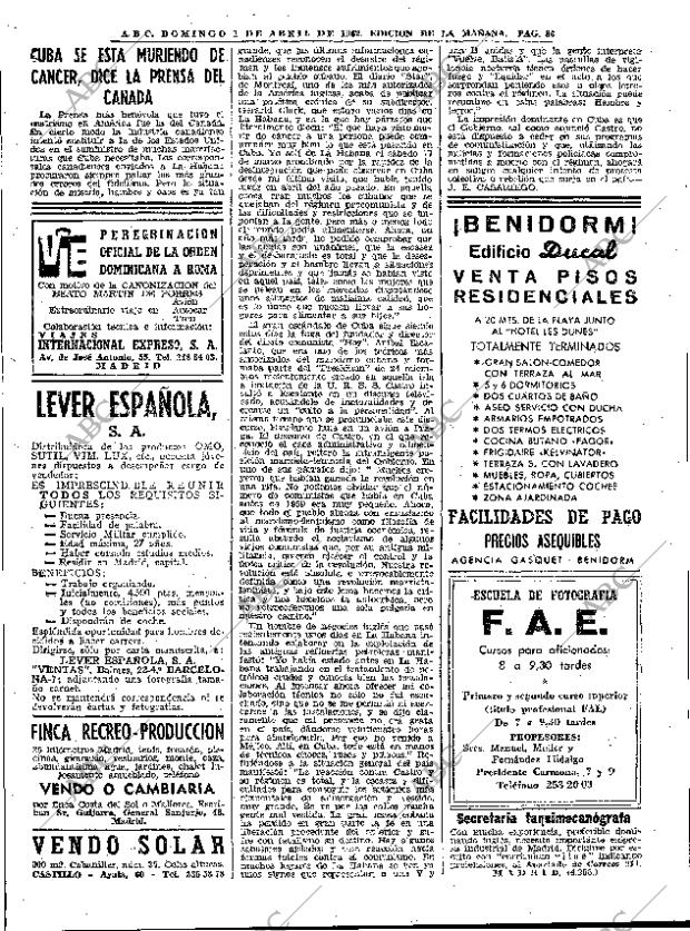 ABC MADRID 01-04-1962 página 86