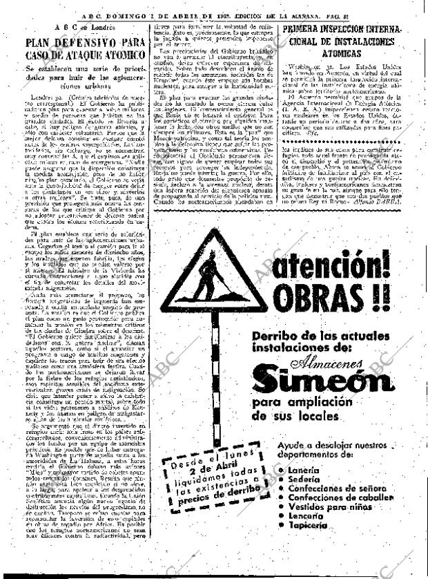 ABC MADRID 01-04-1962 página 89