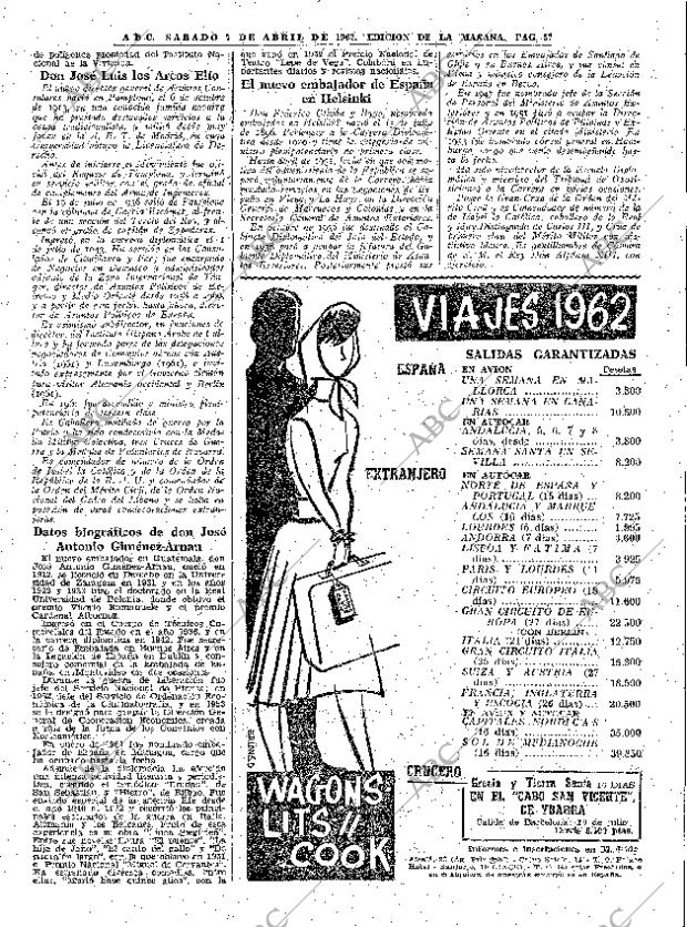 ABC MADRID 07-04-1962 página 57