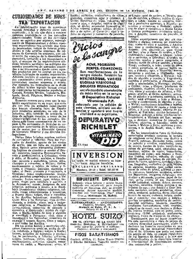 ABC MADRID 07-04-1962 página 58