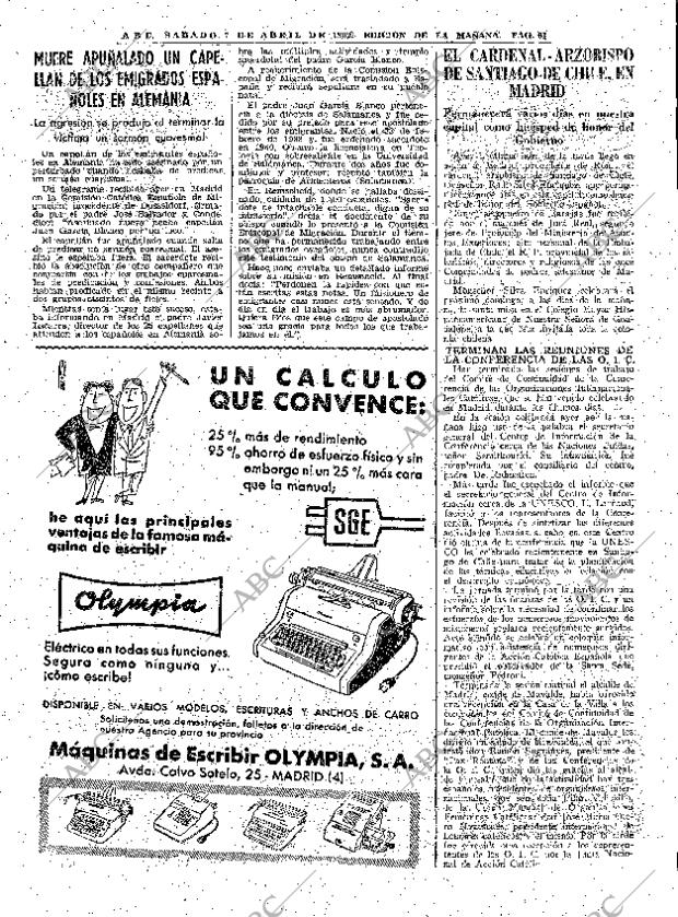 ABC MADRID 07-04-1962 página 61