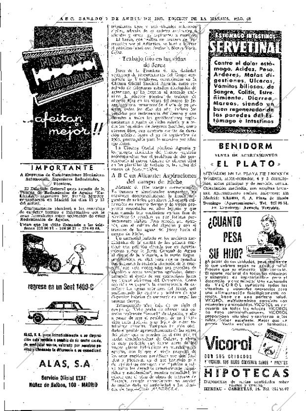 ABC MADRID 07-04-1962 página 68