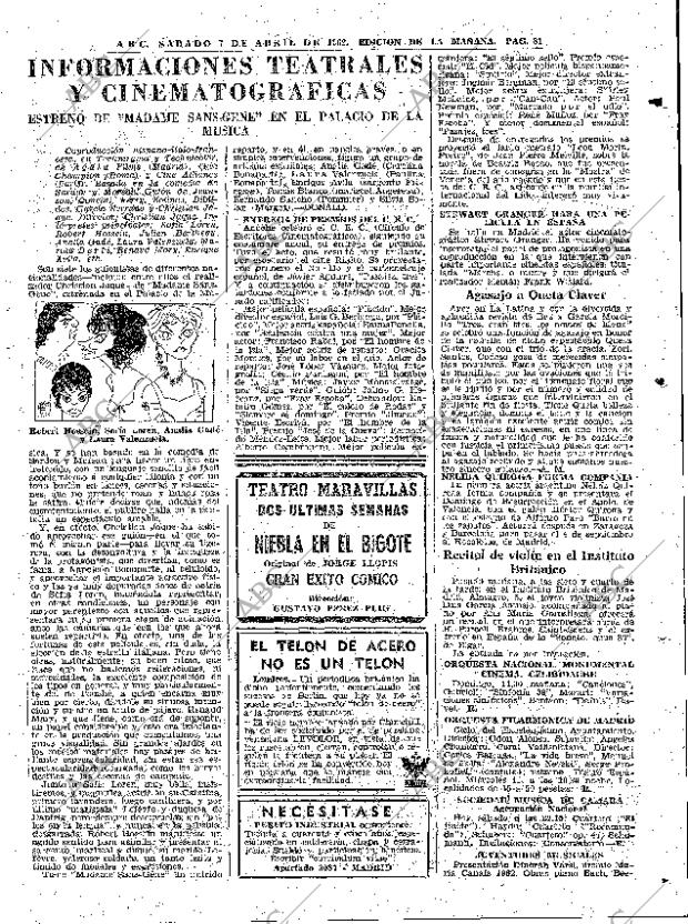 ABC MADRID 07-04-1962 página 81