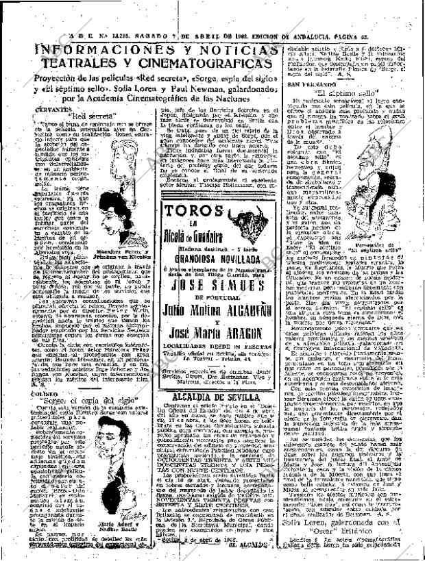 ABC SEVILLA 07-04-1962 página 53