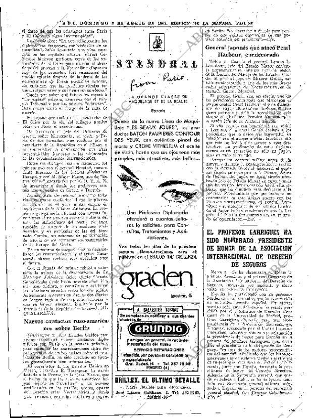 ABC MADRID 08-04-1962 página 86