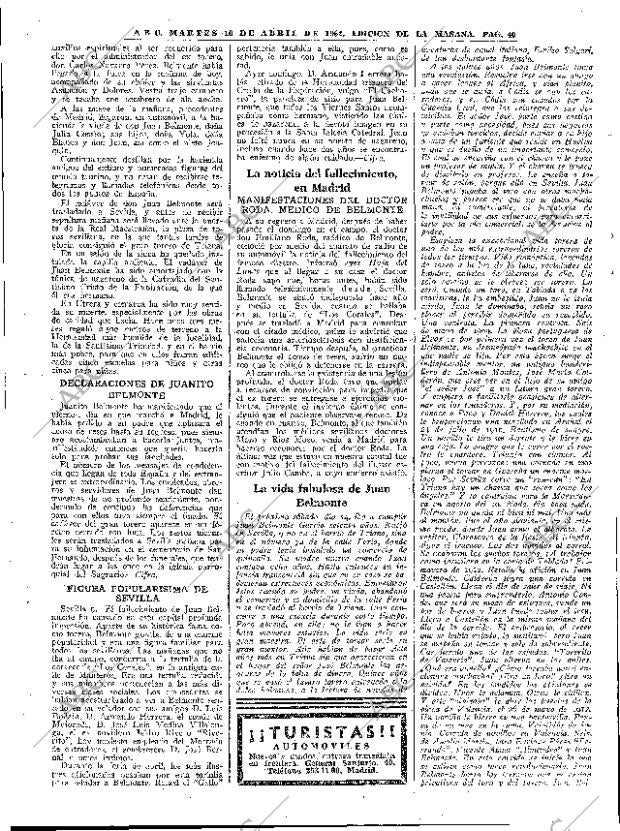 ABC MADRID 10-04-1962 página 40