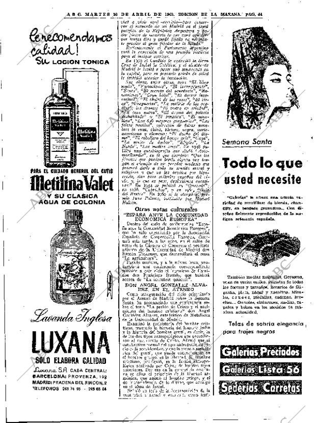 ABC MADRID 10-04-1962 página 44