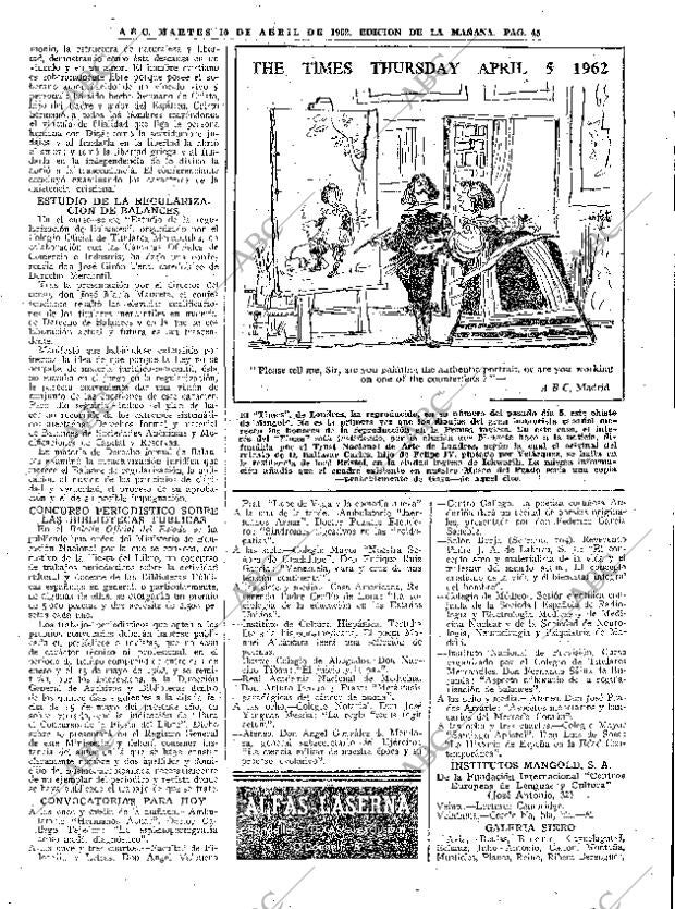 ABC MADRID 10-04-1962 página 45