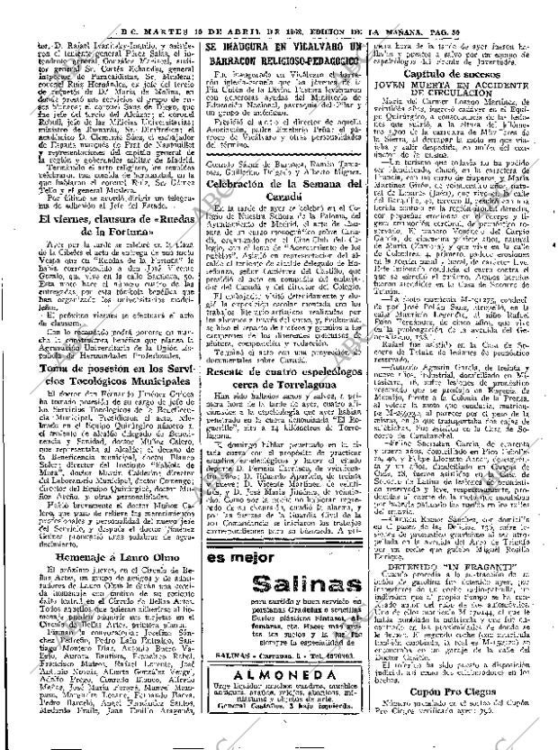 ABC MADRID 10-04-1962 página 50