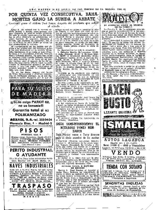 ABC MADRID 10-04-1962 página 60