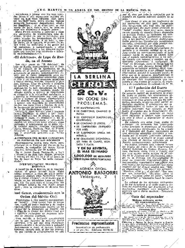 ABC MADRID 10-04-1962 página 64