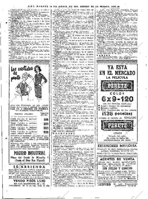 ABC MADRID 10-04-1962 página 66