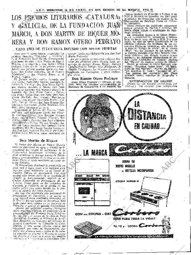 ABC MADRID 11-04-1962 página 61