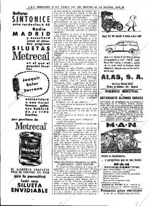 ABC MADRID 11-04-1962 página 62