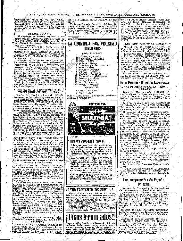 ABC SEVILLA 13-04-1962 página 69