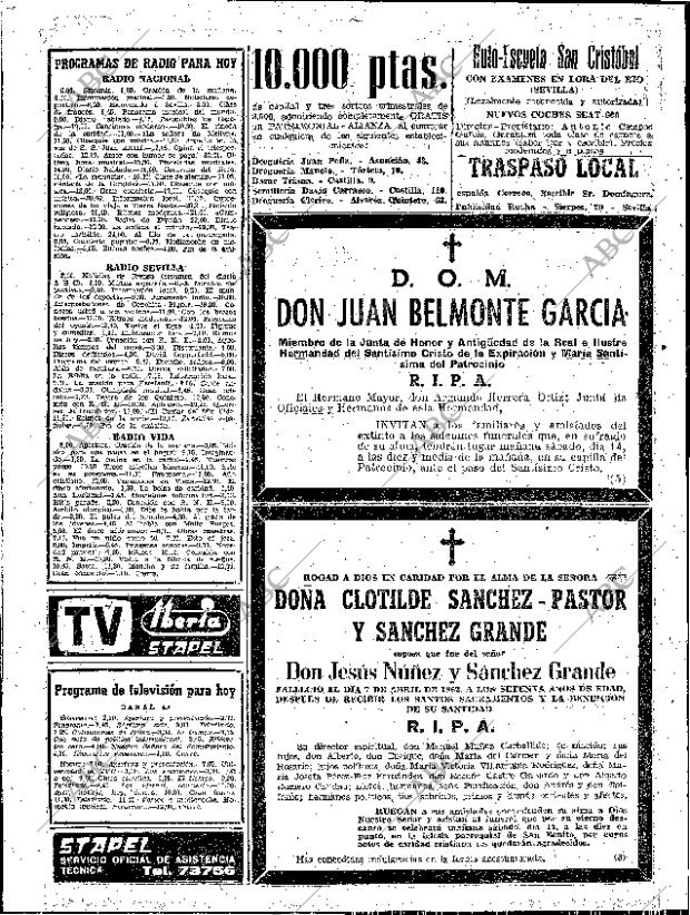 ABC SEVILLA 13-04-1962 página 78