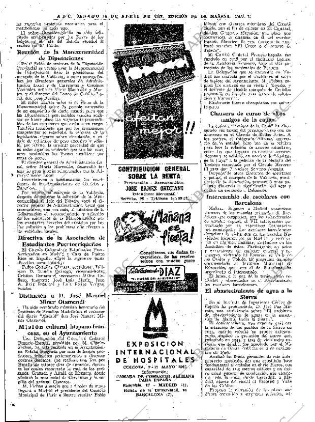 ABC MADRID 14-04-1962 página 72