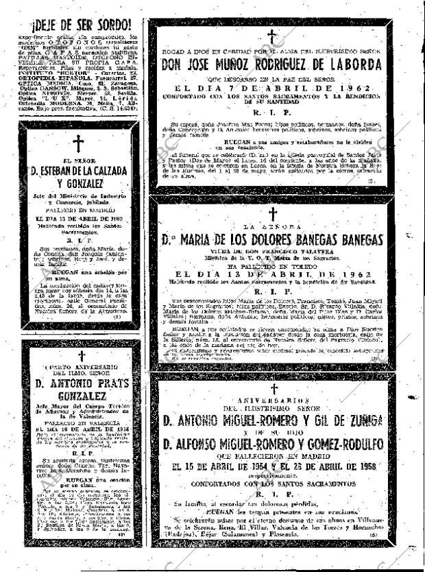 ABC MADRID 14-04-1962 página 93