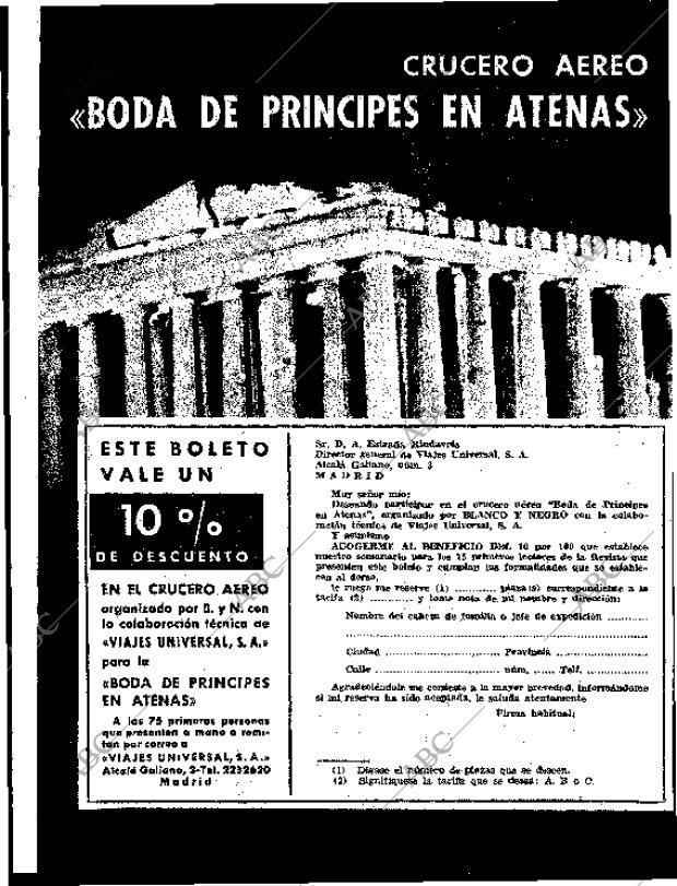 BLANCO Y NEGRO MADRID 14-04-1962 página 51