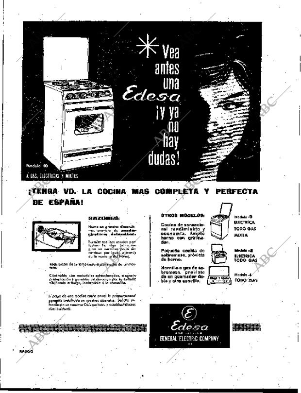 BLANCO Y NEGRO MADRID 14-04-1962 página 54