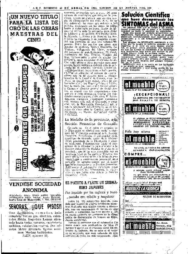 ABC MADRID 15-04-1962 página 100