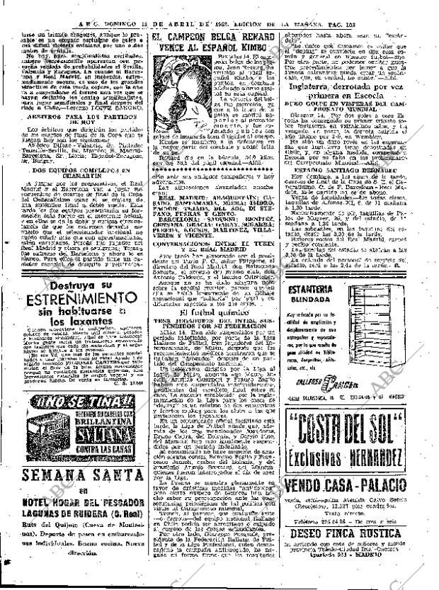 ABC MADRID 15-04-1962 página 108