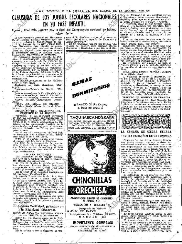 ABC MADRID 15-04-1962 página 109
