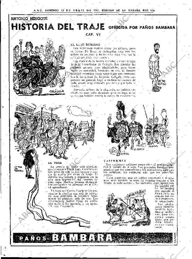 ABC MADRID 15-04-1962 página 110