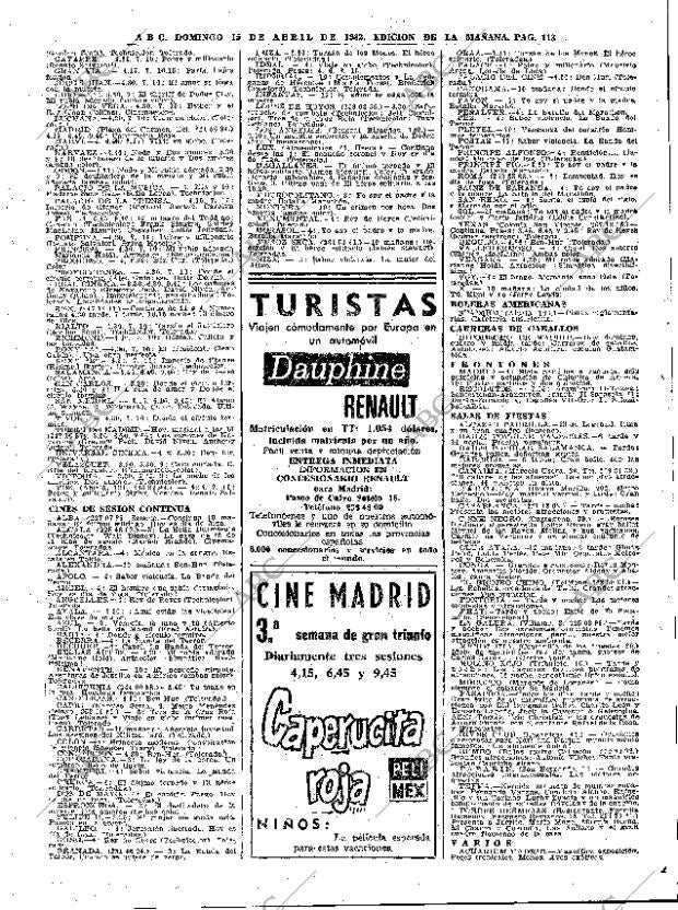ABC MADRID 15-04-1962 página 113