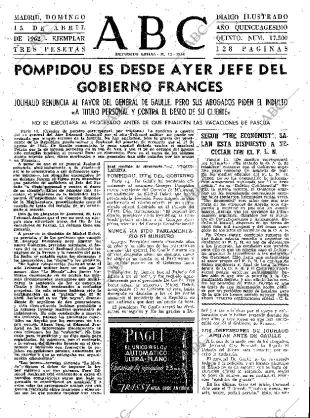 ABC MADRID 15-04-1962 página 79
