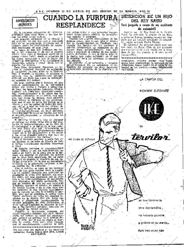ABC MADRID 15-04-1962 página 95