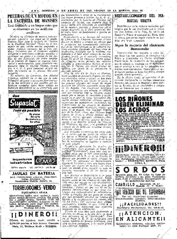 ABC MADRID 15-04-1962 página 96