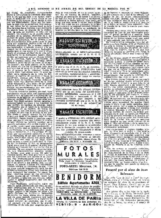 ABC MADRID 15-04-1962 página 98