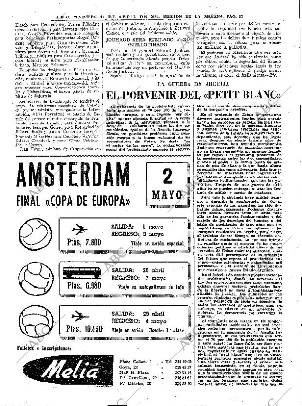 ABC MADRID 17-04-1962 página 33